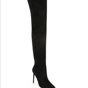 Steve Madden Black Over the Knee Boots